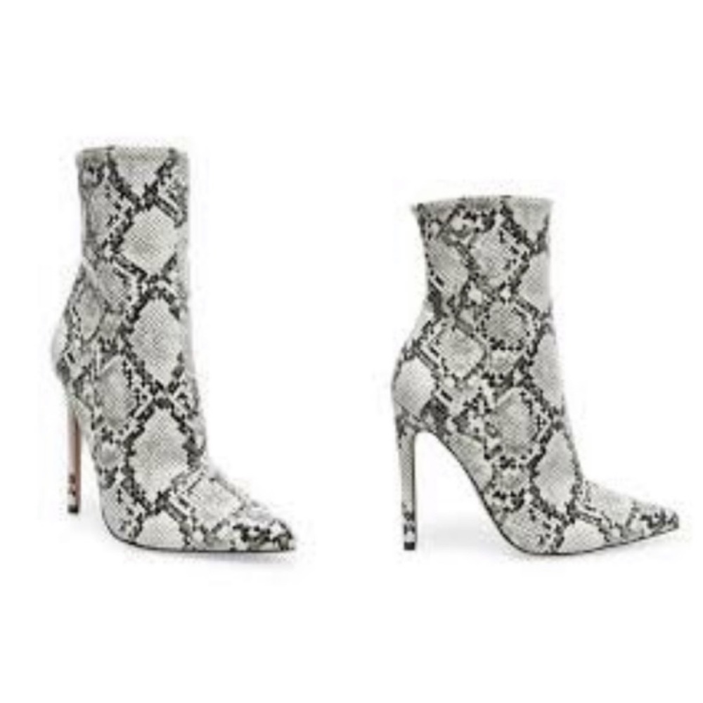 STEVE MADDEN Whimsy Snake Print Bootie